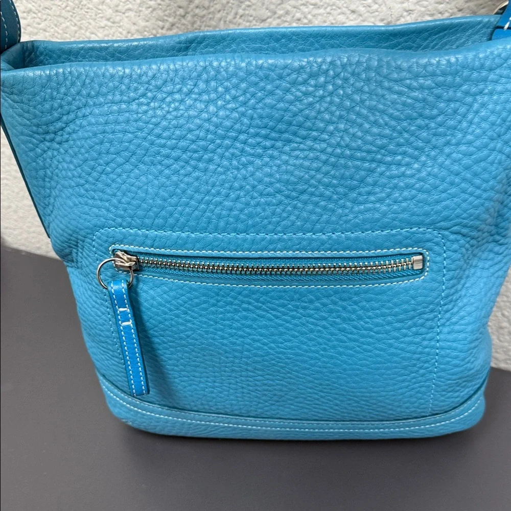 Rare Vintage Teal Blue Coach SoHo Leather Duffle